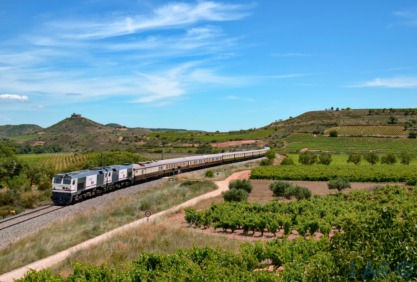 trasporto, traccia, cielo, trasporto ferroviario, prateria, nube, collina, treno, montanaro, campo, area rurale, prateria, montagna, albero, pianta, pianura, paesaggio, collina stazione, erba, agricoltura, orizzonte, ecoregione, strada, villaggio, piantagione