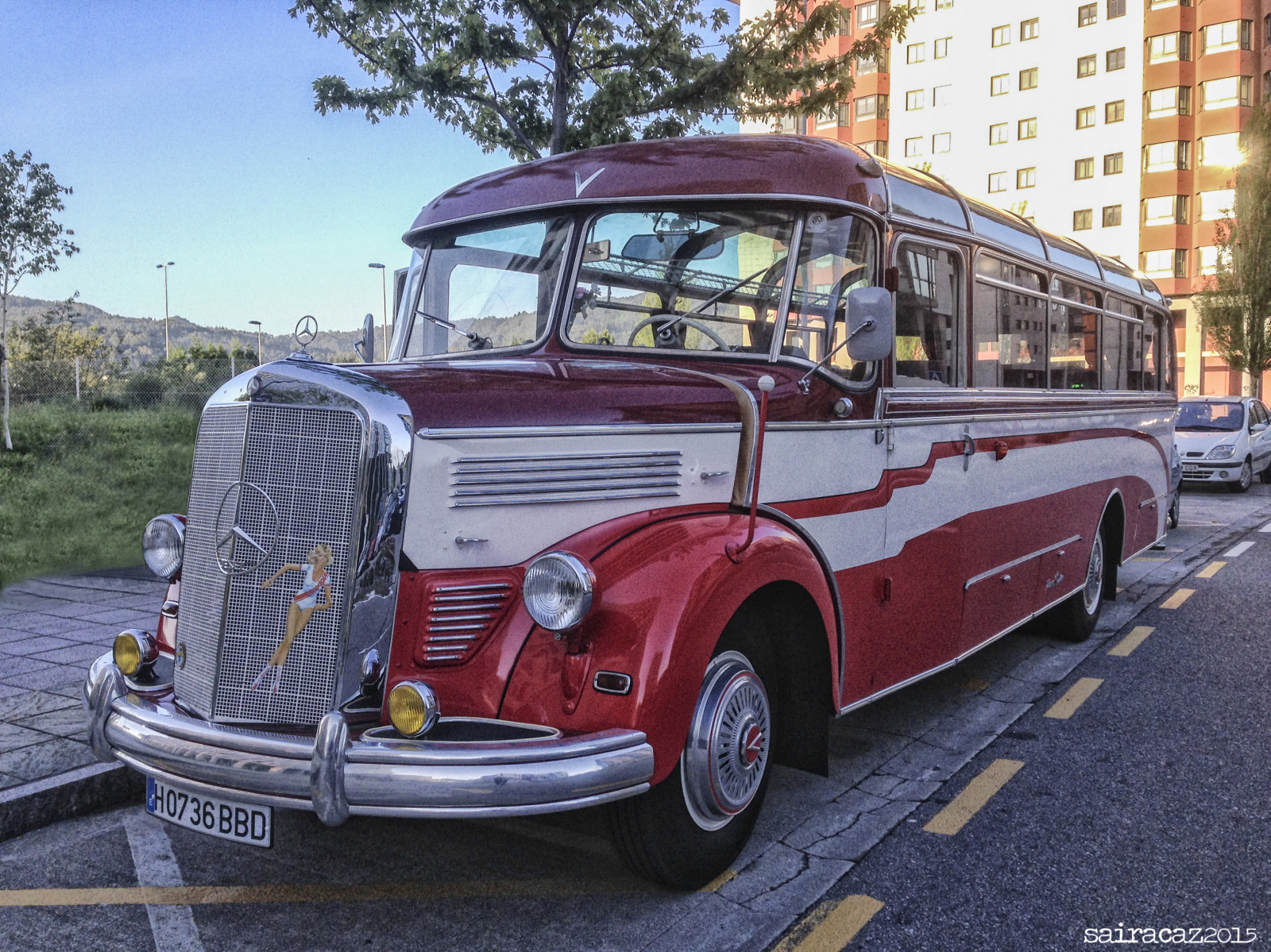 køretøj, transportere, Vintage bil, Vigo, Galicien, Benz, bus, klassisk, mercedes, iPhone 5, Autobus, bildesign, motor køretøj, antikke bil, transportform, erhvervskøretøj, midten størrelse bil, clasico, Navia