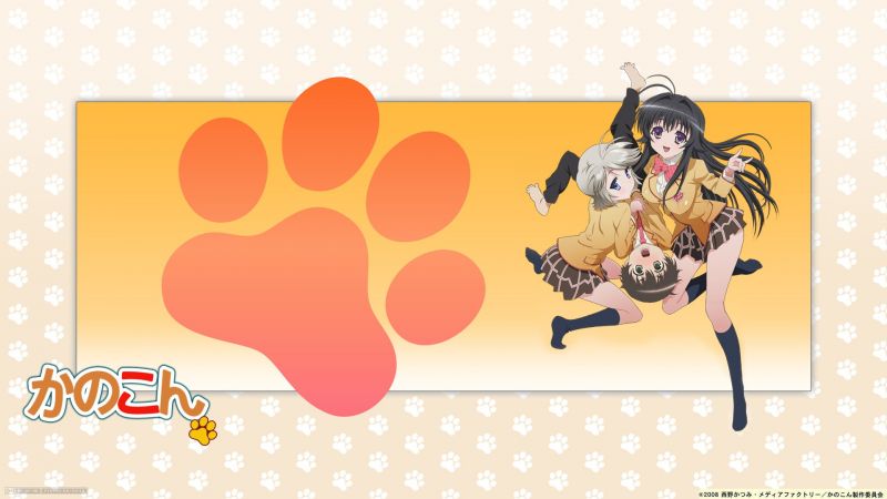 ilustrace, anime, anime dívky, kreslená pohádka, Kanokon, značka ilustrace, anime, anime dívky, kreslená pohádka, Kanokon, značka