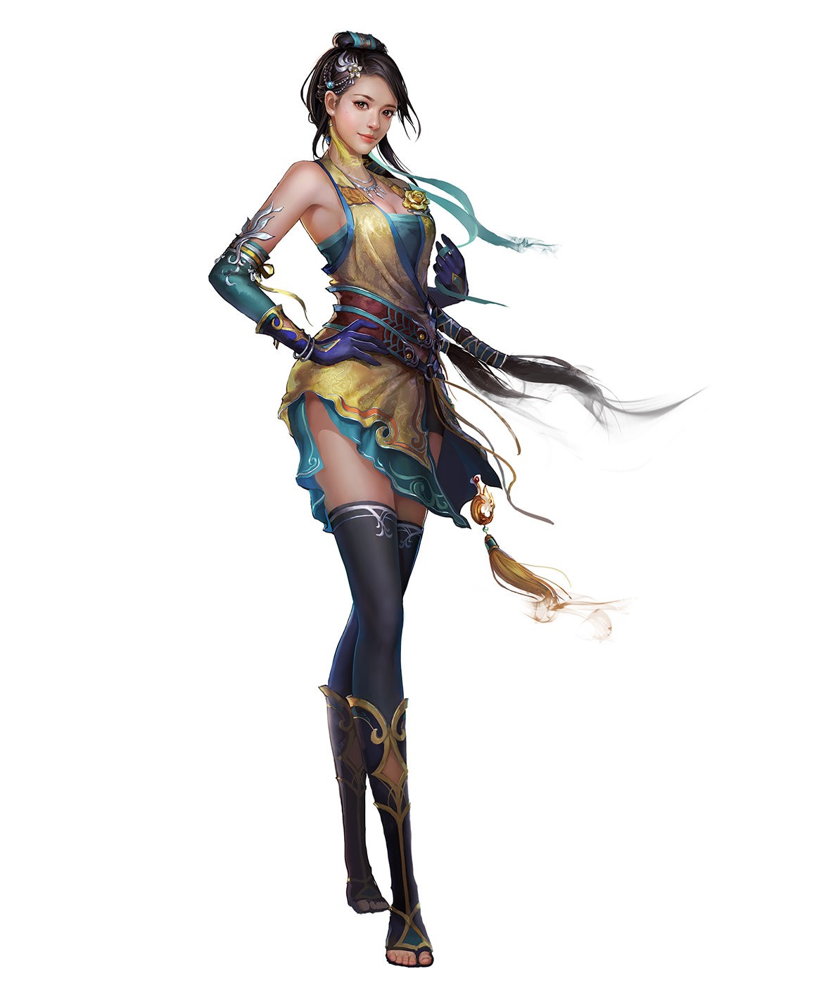 2D, Fan Art, Kleidung, Kostüm, Figurin, Kostümdesign, Action Figur