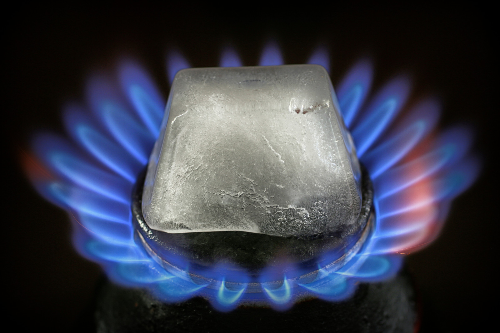 Wallpaper water, blue, cube, ice, cold, gas, mondays, flame, darkness