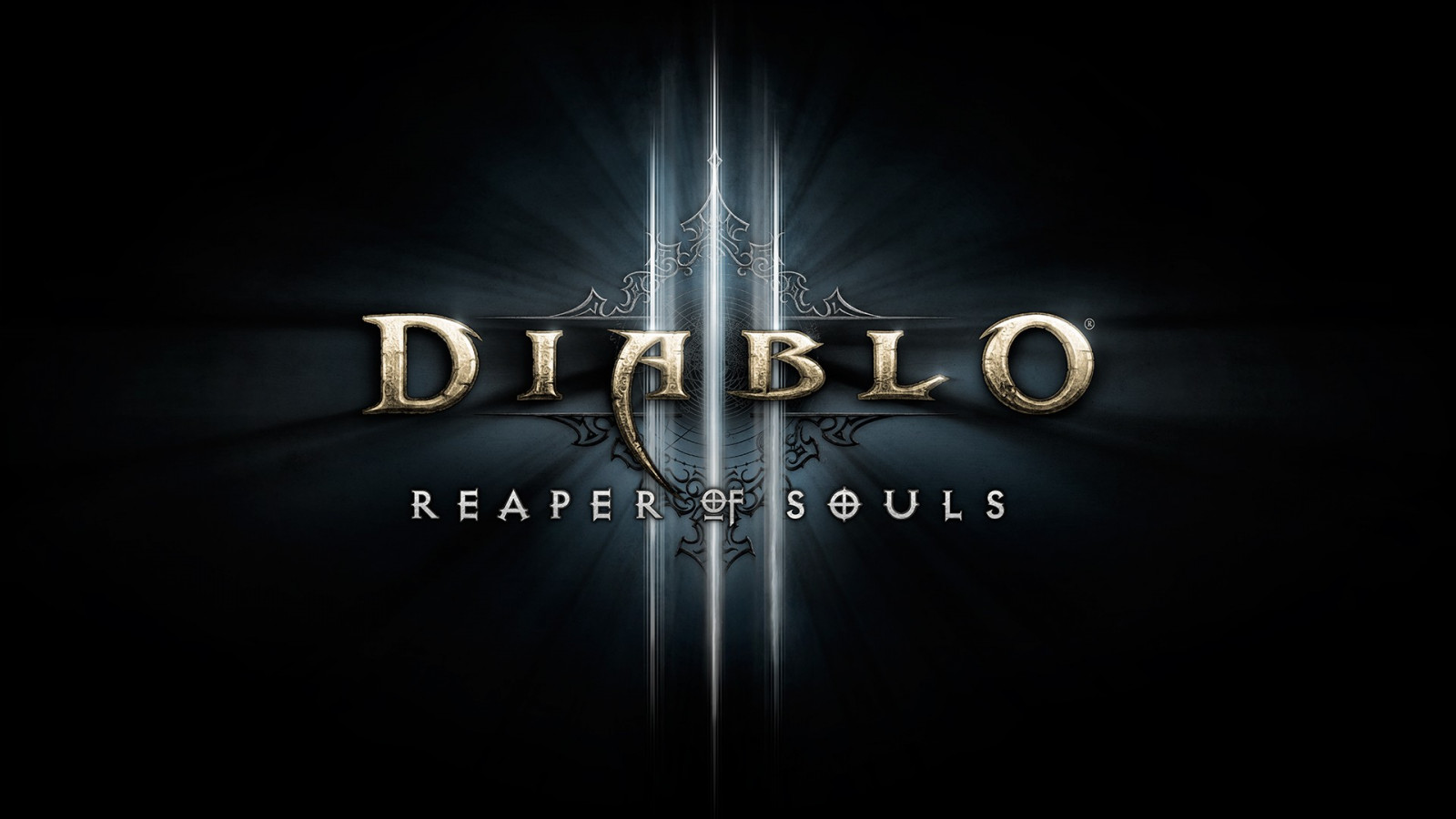 typografie, text, logo, Blizzard Entertainment, Diablo, Diablo III, Diablo 3 Reaper duší, světlo, osvětlení, tma, symbol, počítač tapeta, font