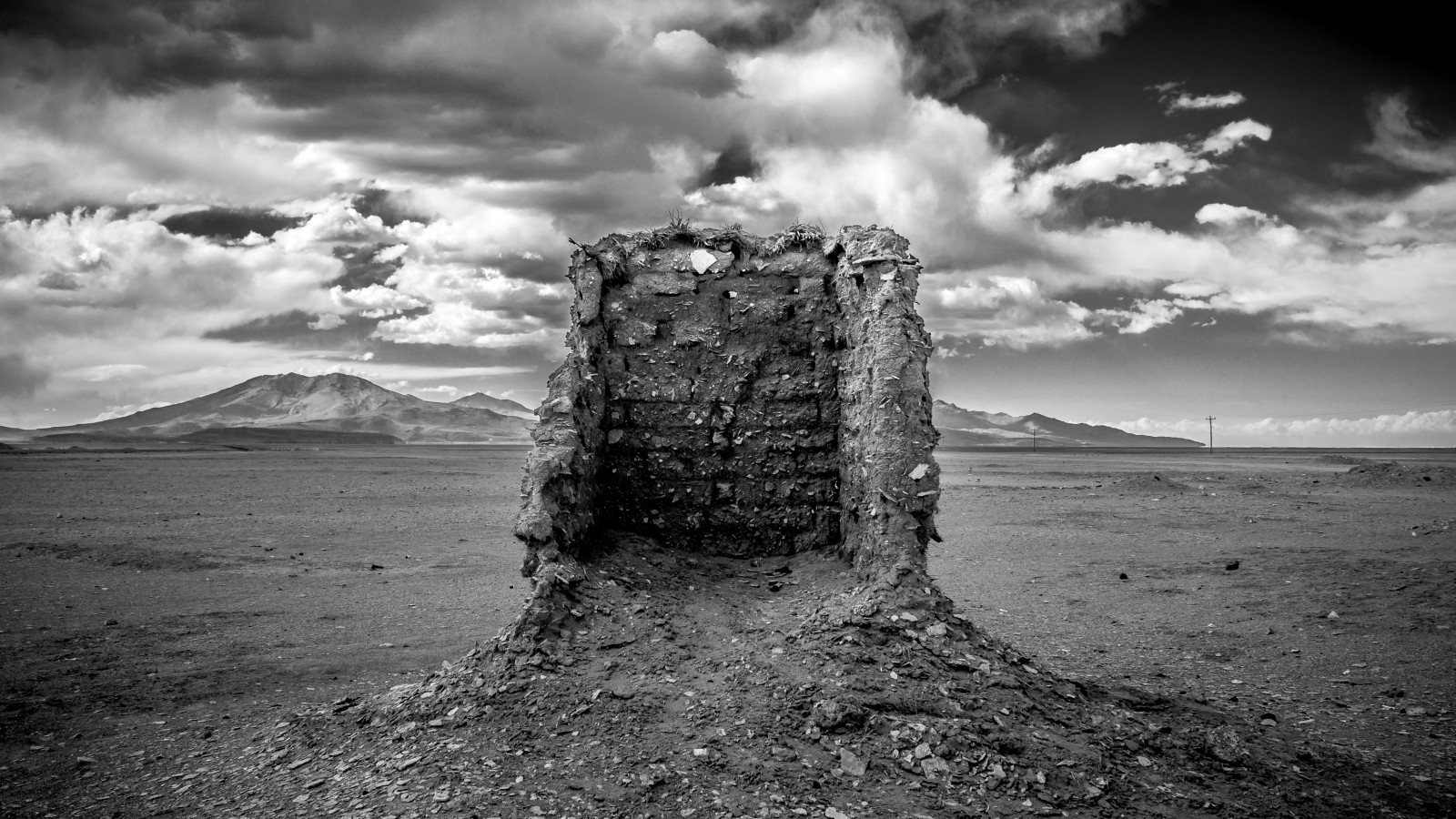 krajina, černobílý, moře, Skála, městský, opuštěný, nebe, fotografování, mraky, poušť, horizont, atmosféra, Bolívie, rozklad, zřícenina, mrak, strom, cestovat, prohlídka, výlet, viaje, zapomenutý, opuštěný, vysočina, abandonado, ruinas, Černý a bílý, monochromatické fotografování, meteorologický jev, desierto, jsem heslo, Julaca, stock photography