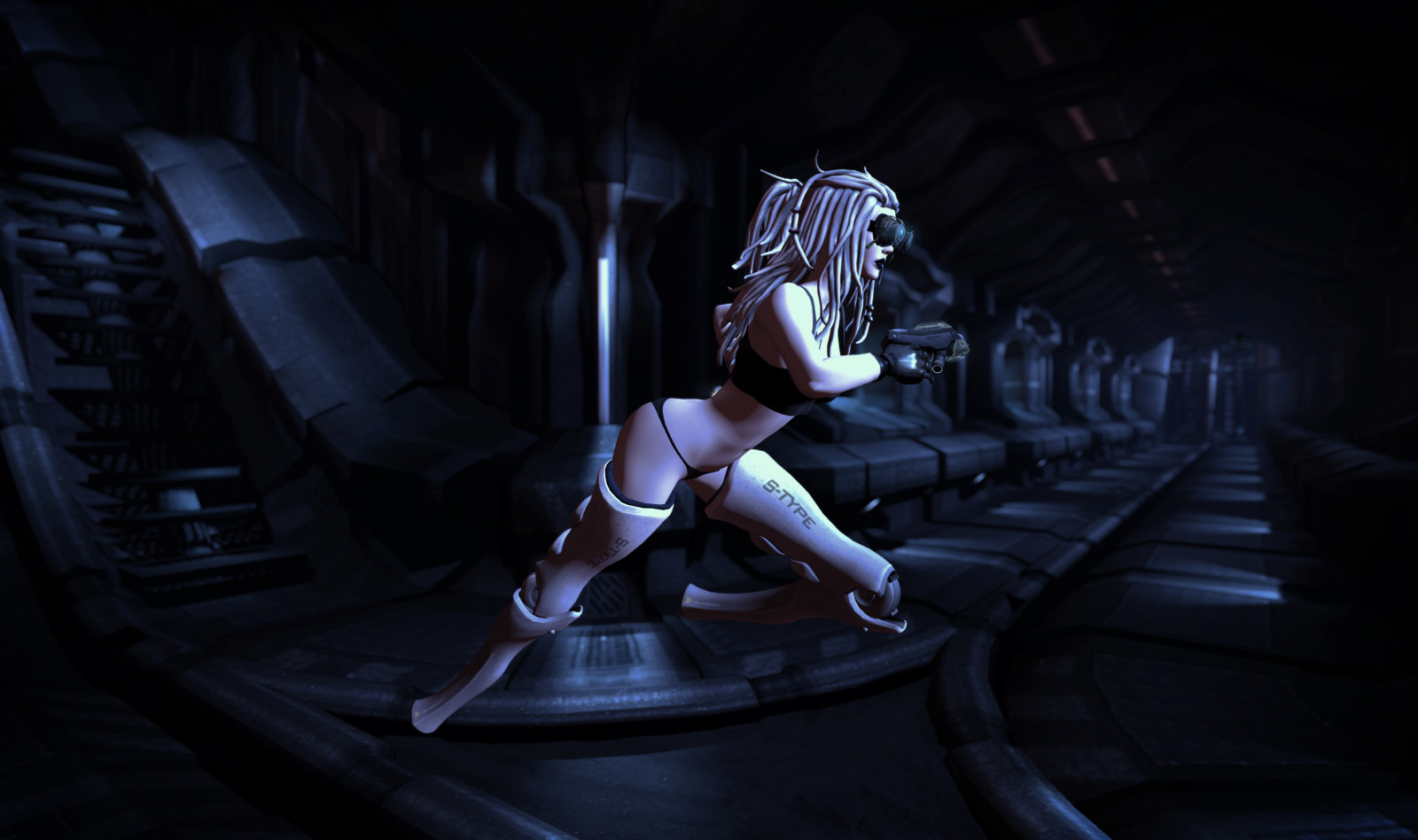 cyberpunk, lovec, půlnoc, honit, jižní, tma, SL, druhý život, rp, roleplay, Snímek obrazovky, insilico, počítač tapeta, akční figurka, štědrost, cg artwork