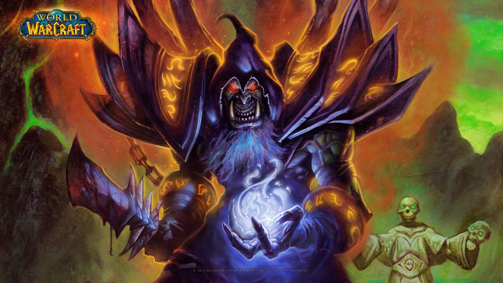 1920x1080 px, Blizzard Entertainment, Guldan, Válečné řemeslo, Svět války