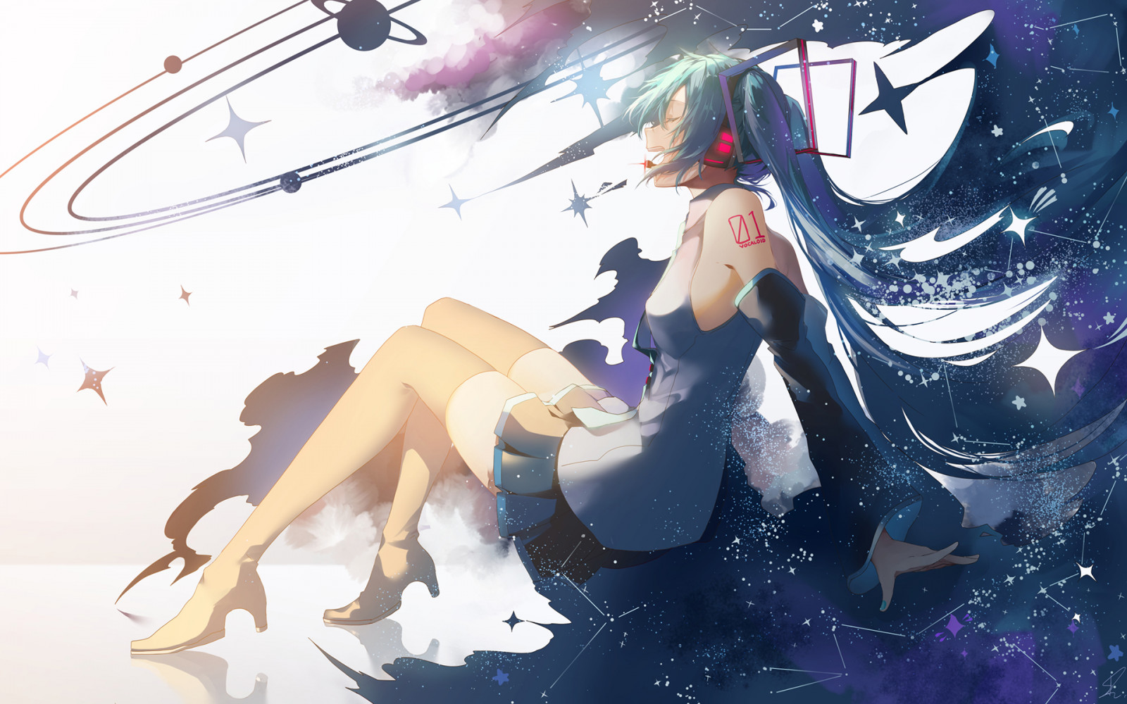 kreslená pohádka, UMĚNÍ, cg artwork, černé vlasy, šťastný, dlouhé vlasy, zábava, prostor, stehno, ilustrace, fiktivní postava, anime, událost, grafika, malování, dolní končetina, beletrie, čepice, hime cut, módní design, animace, zima, křídlo, grafický design, Animated cartoon, výkres, tma