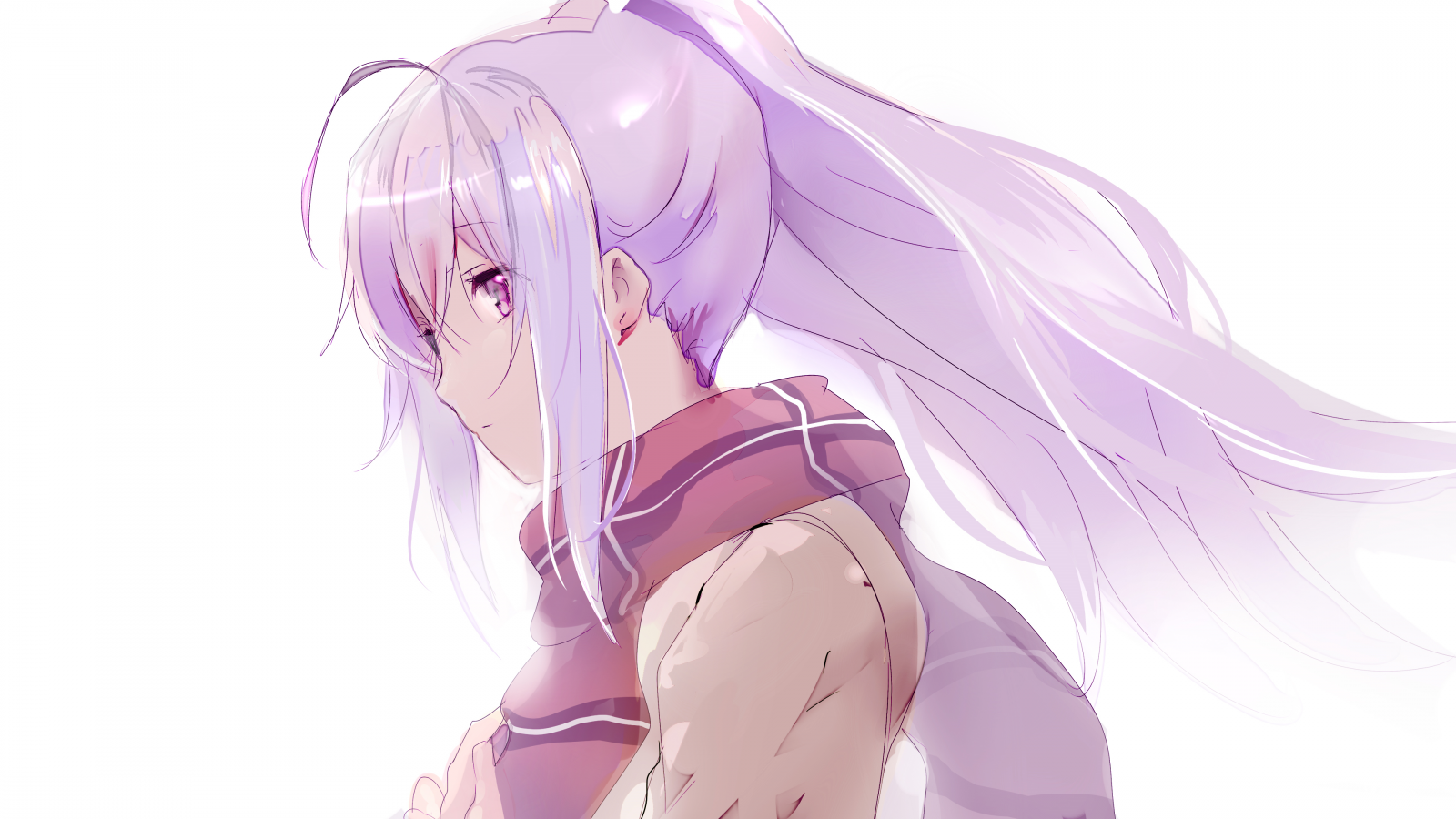 Wallpaper : ilustrasi, gadis anime, manga, gambar kartun, rambut hitam