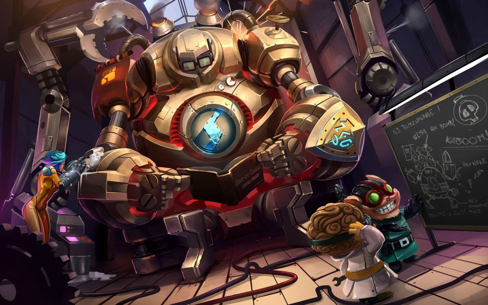  vi heimerdinger ziggs mecha
