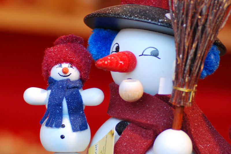 Vánoce, modrý, sněhulák, Dovolená, Hračka