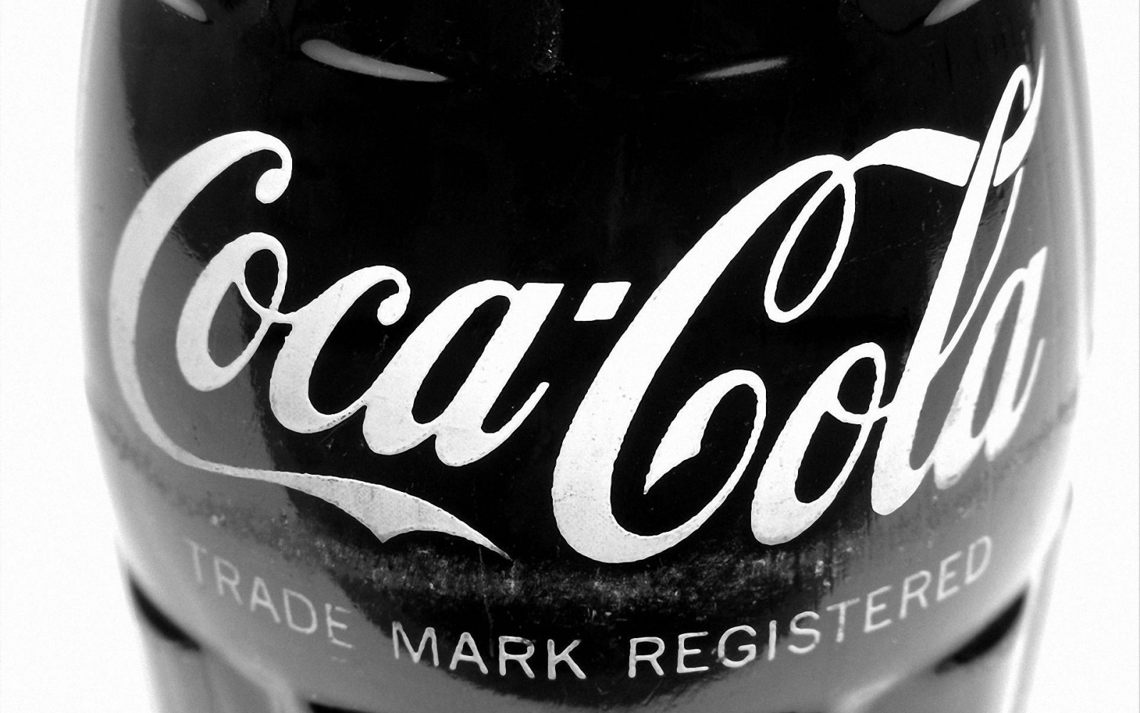 Černá, černobílý, logo, napít se, sklenka, Coca Cola, značka, nápoj, Černý a bílý, monochromatické fotografování, font, jemný nápoj, sycené nealkoholické nápoje, kola