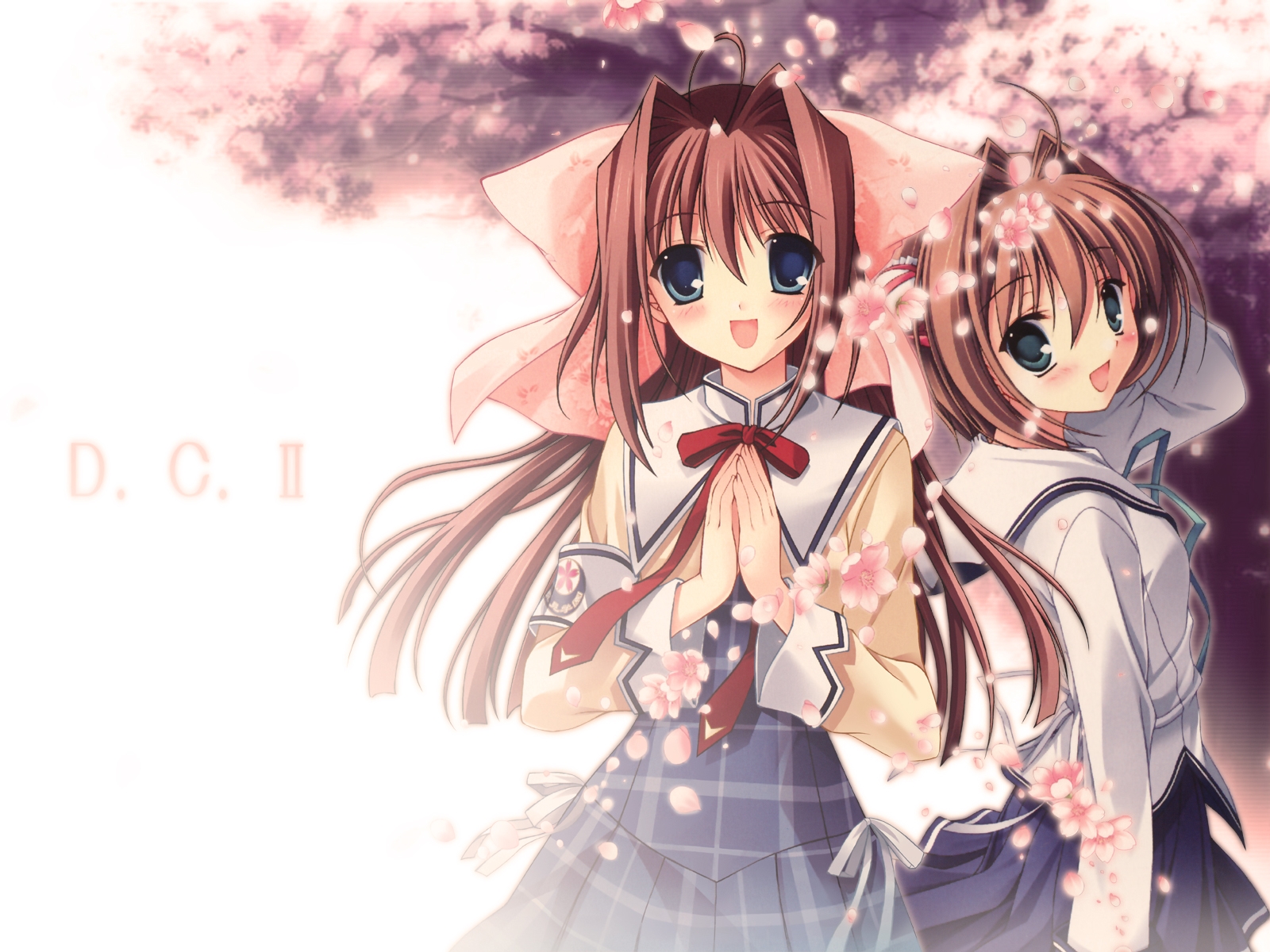 da capo 2, jenter, smil, pannelugg