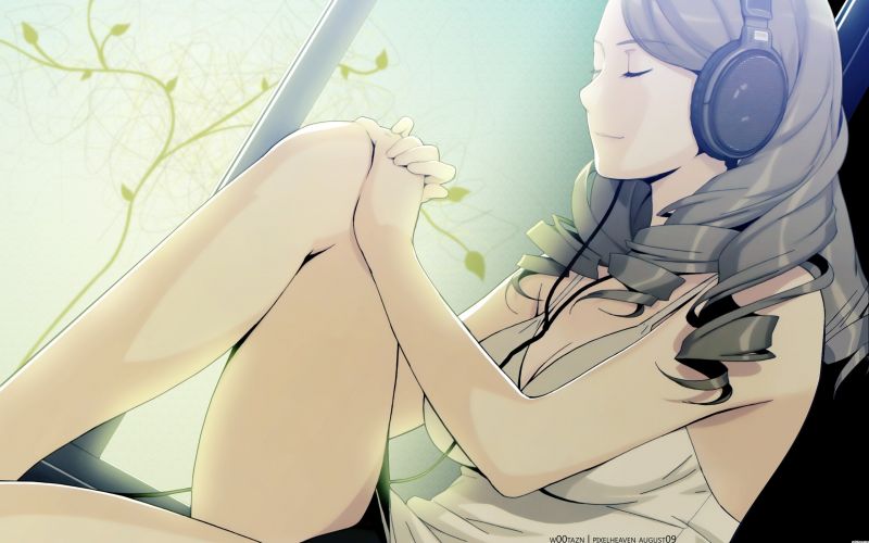 ilustrace, zavřenýma očima, anime, anime dívky, kreslená pohádka, černé vlasy ilustrace, zavřenýma očima, anime, anime dívky, kreslená pohádka, černé vlasy