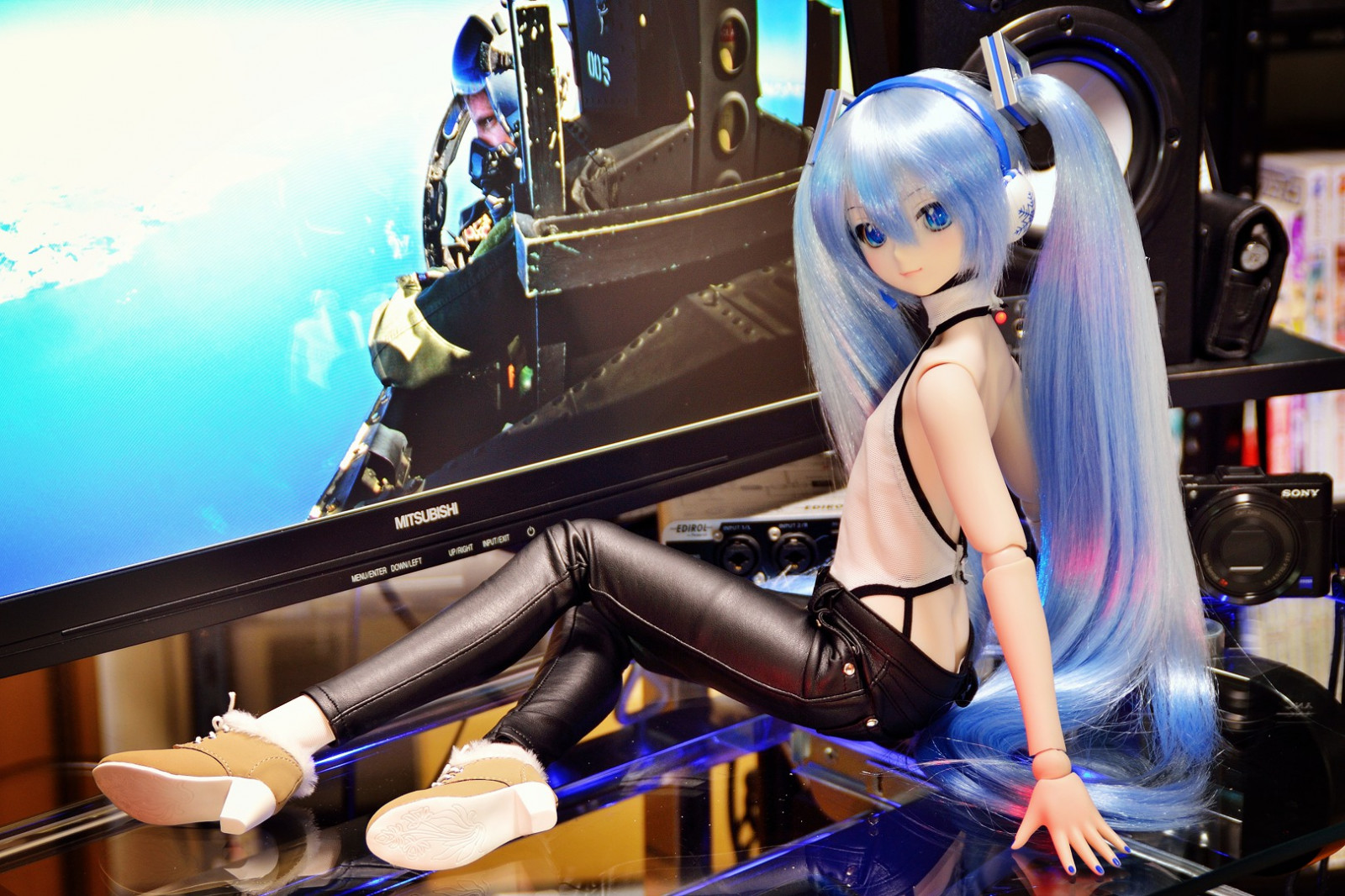 panenka, lavice, krytý, sbírka, BJD, dd, dollfiedream, Vocaloid, hatsunemiku, snowmiku