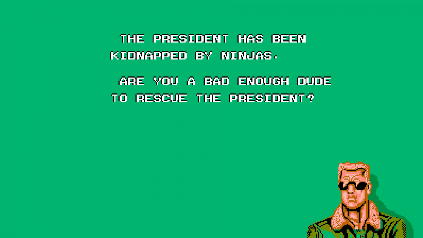Bad Dudes, humor, videojuegos