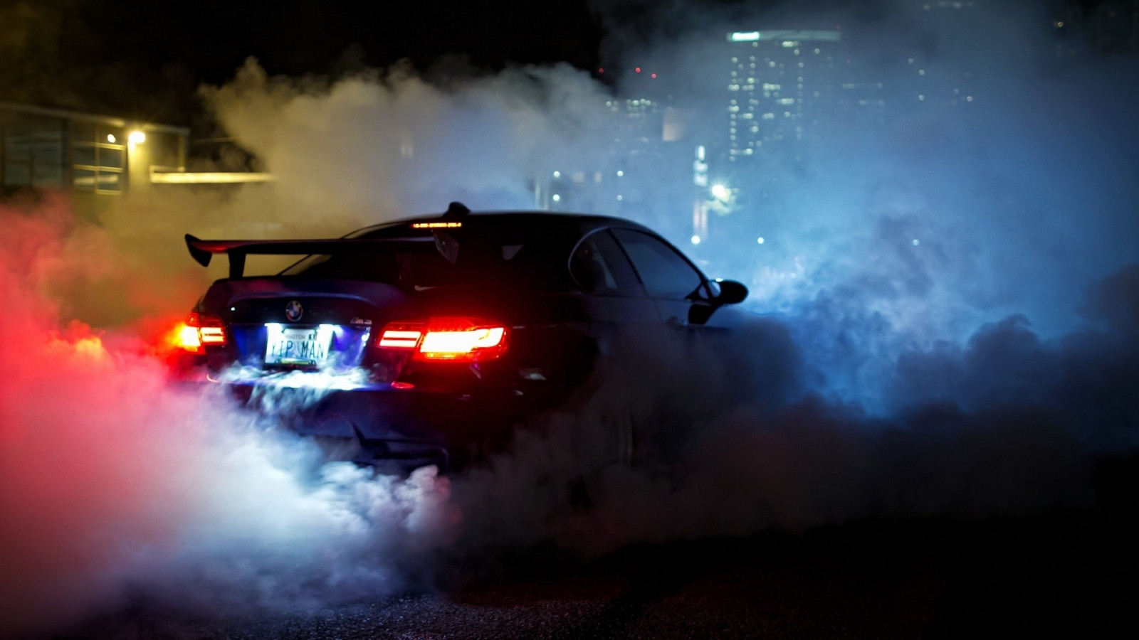Hintergrundbilder : Auto, BMW, Supercars, dunkel, Nacht-, Rauch, rot ...
