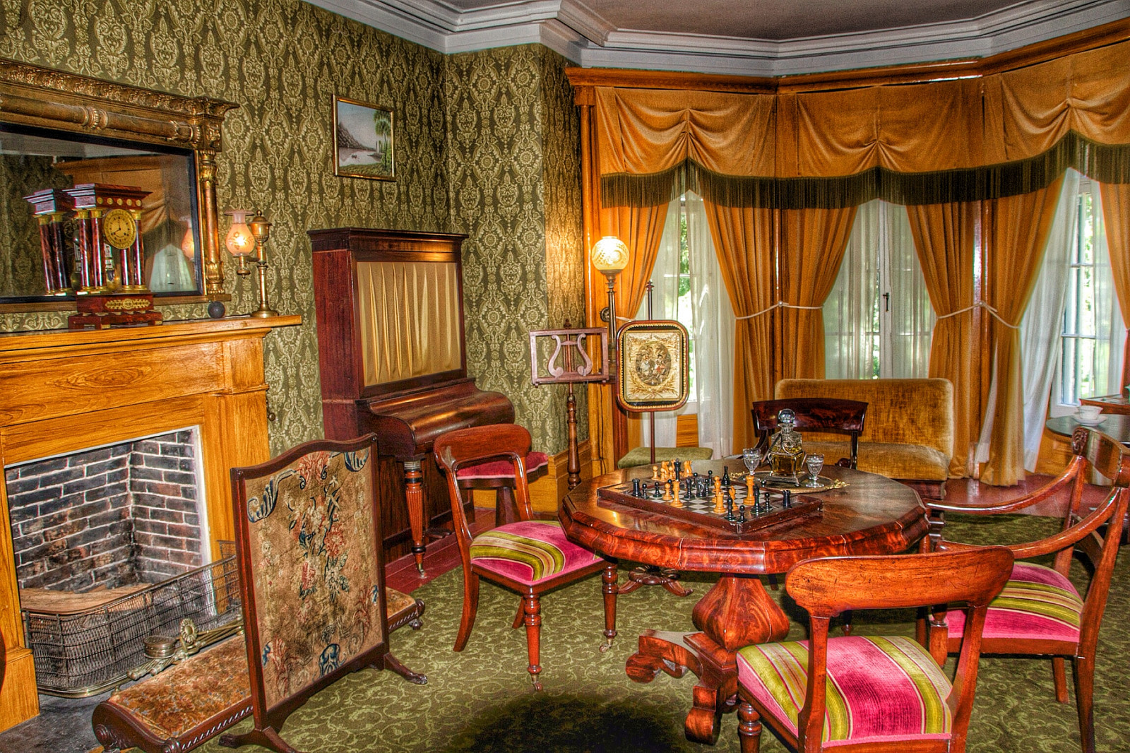 Wallpaper county, blue, sky, house, Ontario, Canada, macro, green