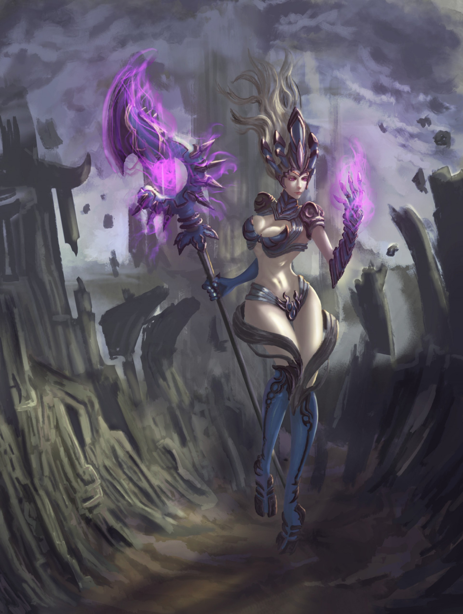 ilustrace, fantasy umění, anime, kouzlo, bojovník, mytologie, Snímek obrazovky, fiktivní postava