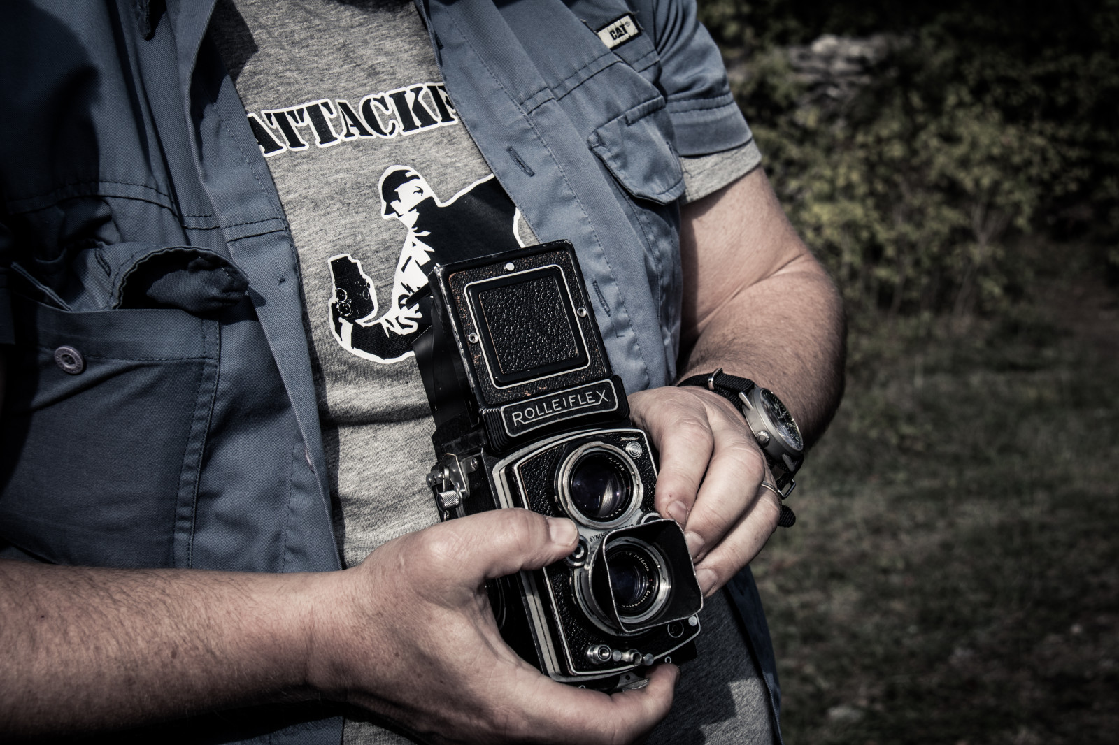 Černá, fotografování, fotograf, chladný, ruka, fotografie, Gotland, attackfoto, attackfoto8, Jakobsberg, Lars, Rolleiflex, paže