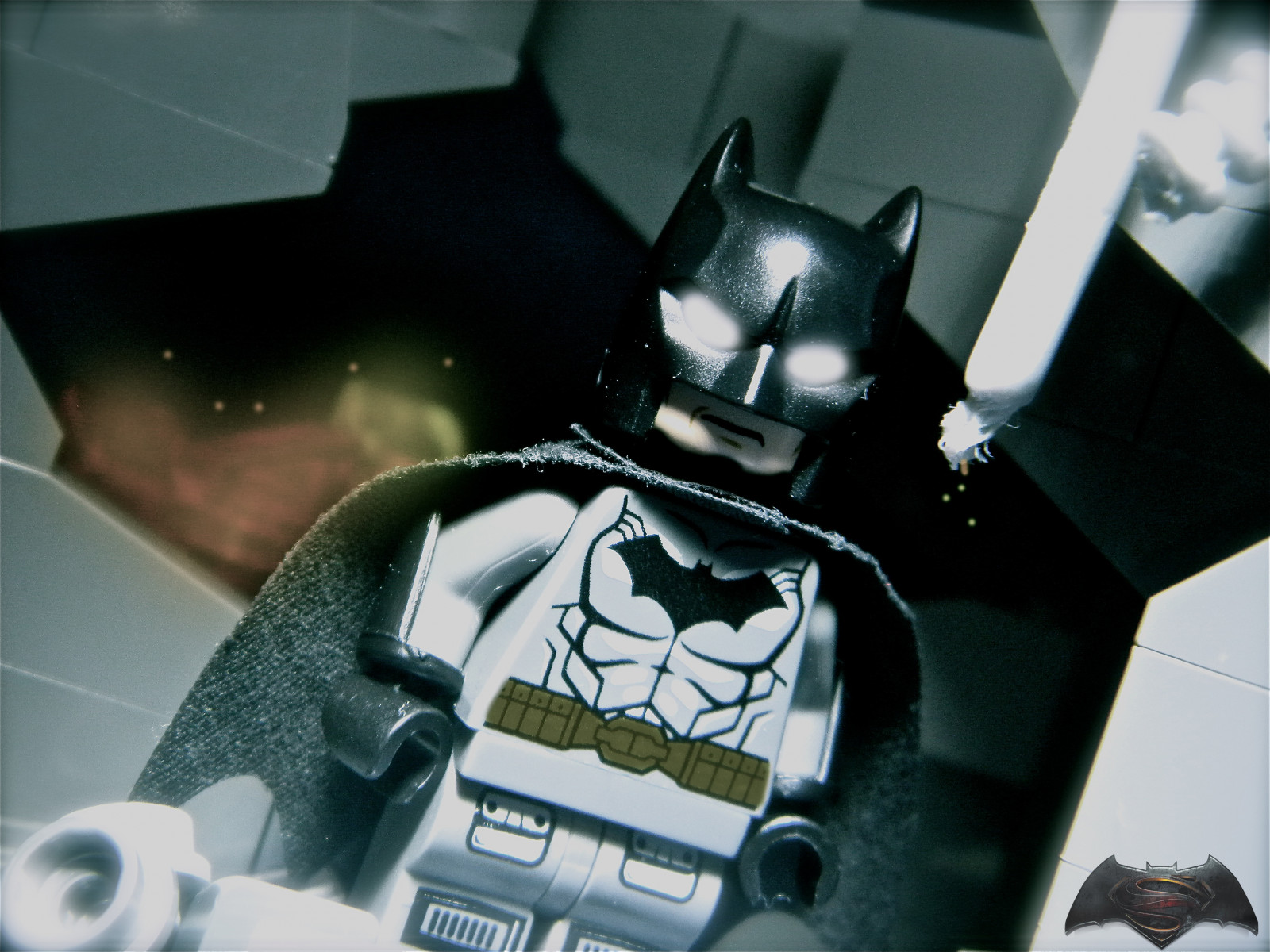 Photoshop, fotografie, LEGO, Superman, Bat-man, 2016, BVS, batmanvsuperman