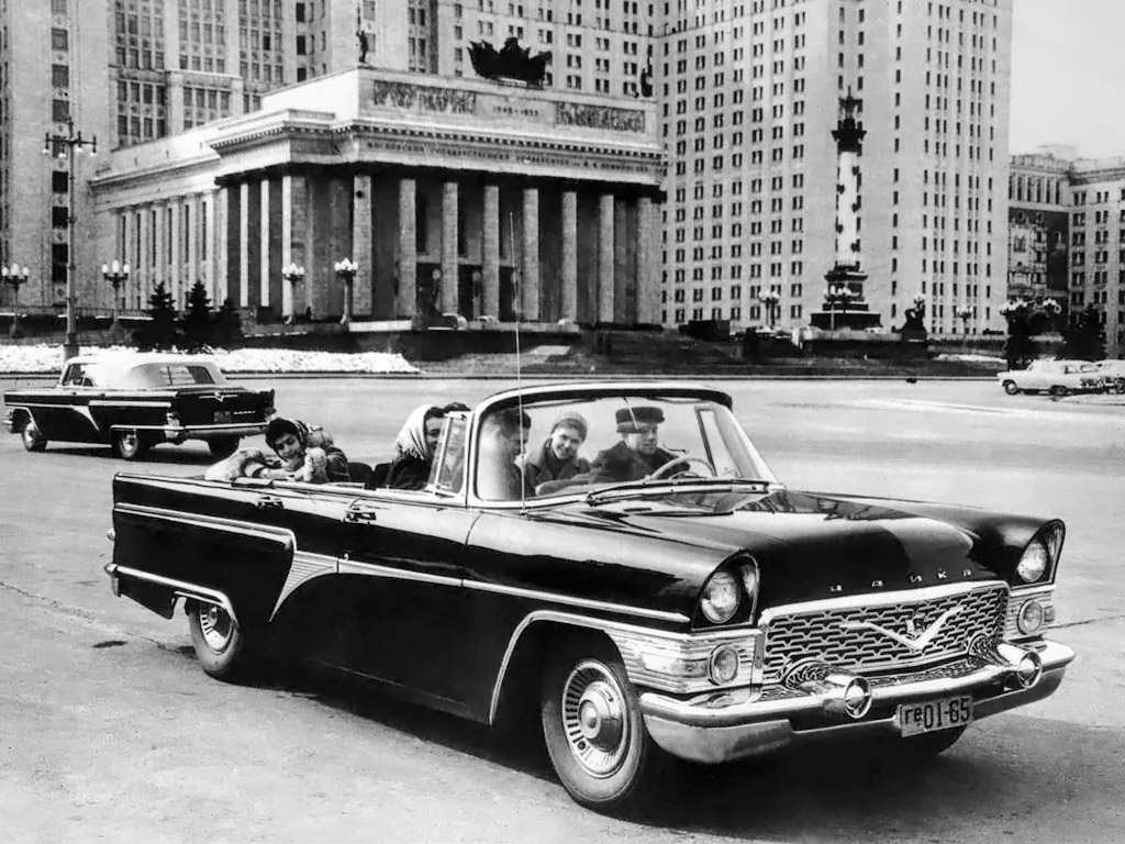 černobílý, auto, vozidlo, veteránem, Konvertibilní, limuzína, GAZ, 1972, netcarshow, netcar, obrázky vozidel, photo auto, 13B Csajka, klasický, Černý a bílý, monochromatické fotografování, pozemní vozidla, automobilového designu, automobilový exteriér, automobil make, luxusní vůz, motorové vozidlo, starožitný auto