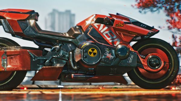 Akira,Cyberpunk 2077,motorcycle