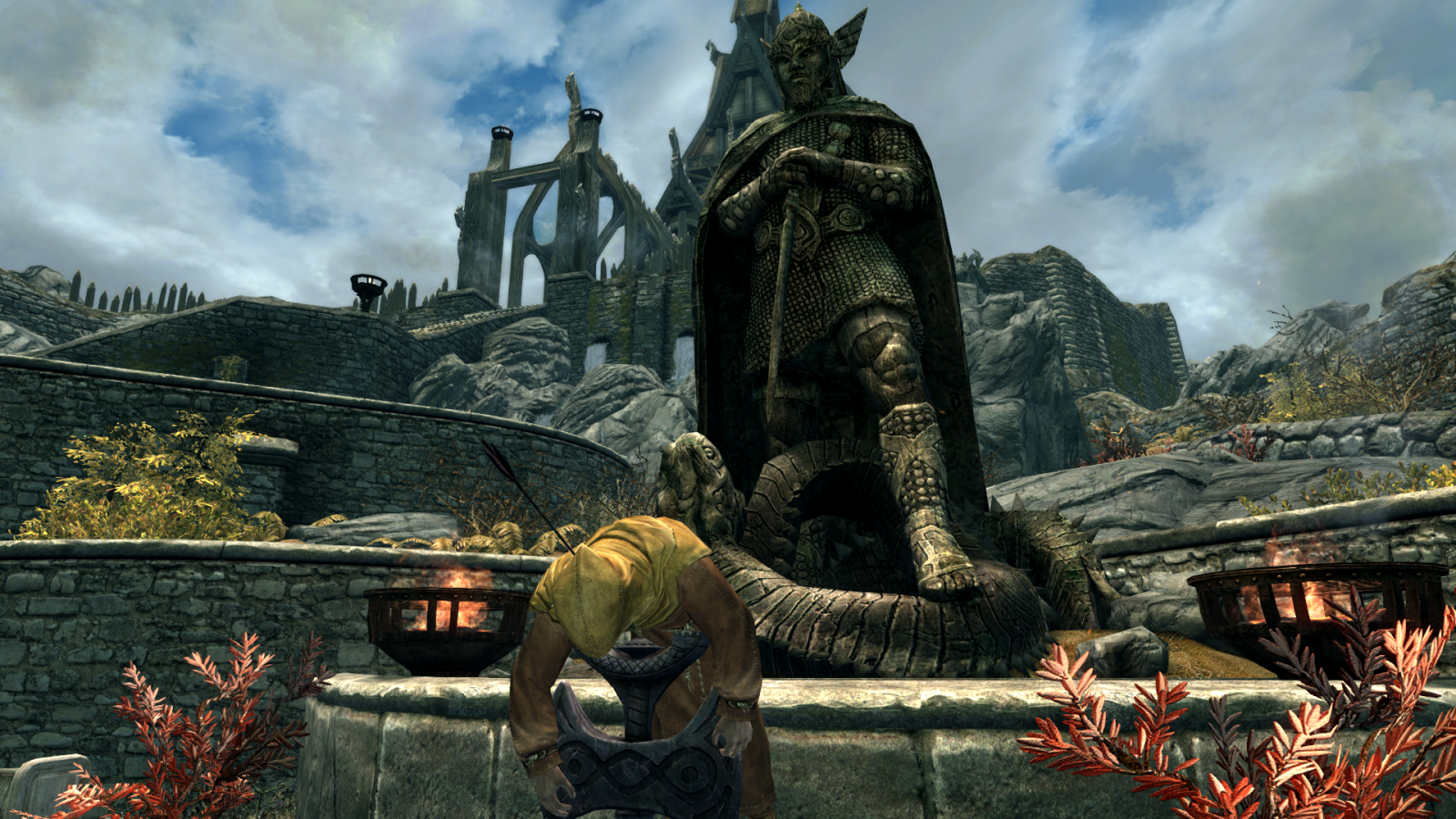 videohry, RPG, The Elder Scrolls V Skyrim, mytologie, Snímek obrazovky, pc hry