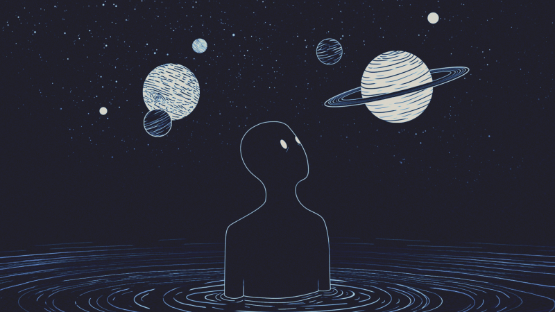 ilustração, planeta, espaço, simples, círculo, atmosfera ilustração, planeta, espaço, simples, círculo, atmosfera