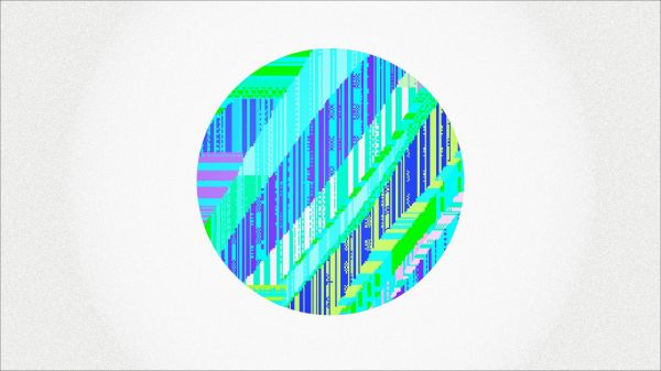 illustration, digital art, simple background, minimalism, artwork, glitch art