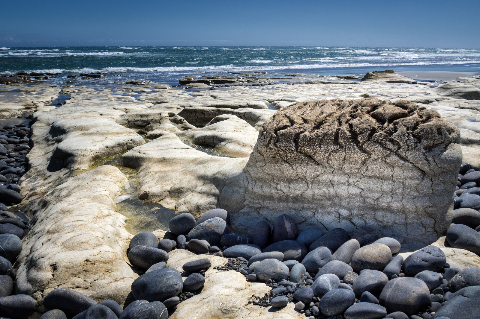 ทะเล, นิวซีแลนด์, ทะเล, ชายหาด, หิน, แนวนอน, คลื่น, มหาสมุทรแปซิฟิก, หินปูน, Southisland, Tasmansea, ชายฝั่งตะวันตก, rockformation, Paturau