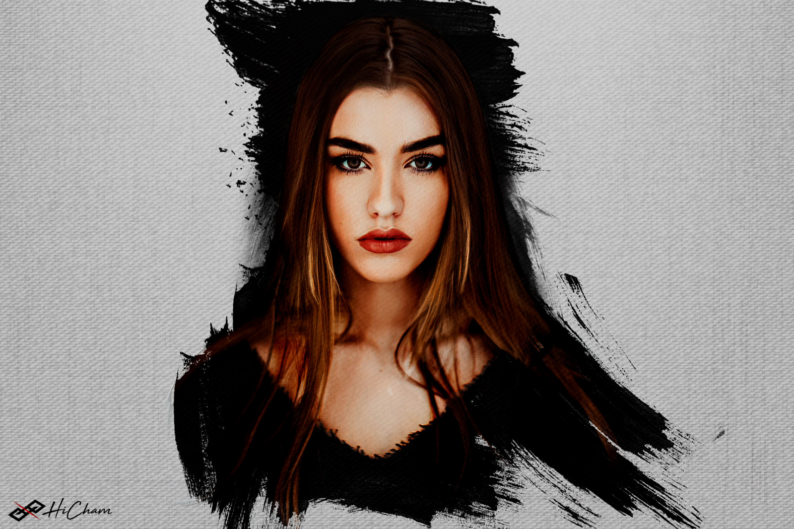 Hvid baggrund, maleri, Kvinder