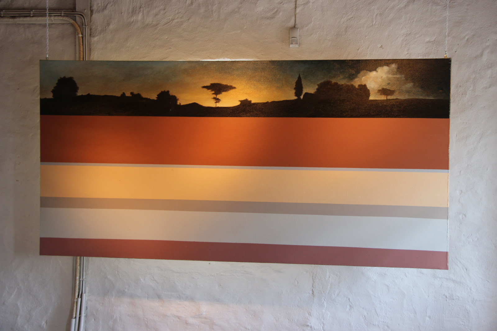 la pittura, parete, legna, interior design, murale, ARTE, konst, esposizione, llning UTST, design, konstverk, Smygehuk, soffitto, arte Moderna, per finestre