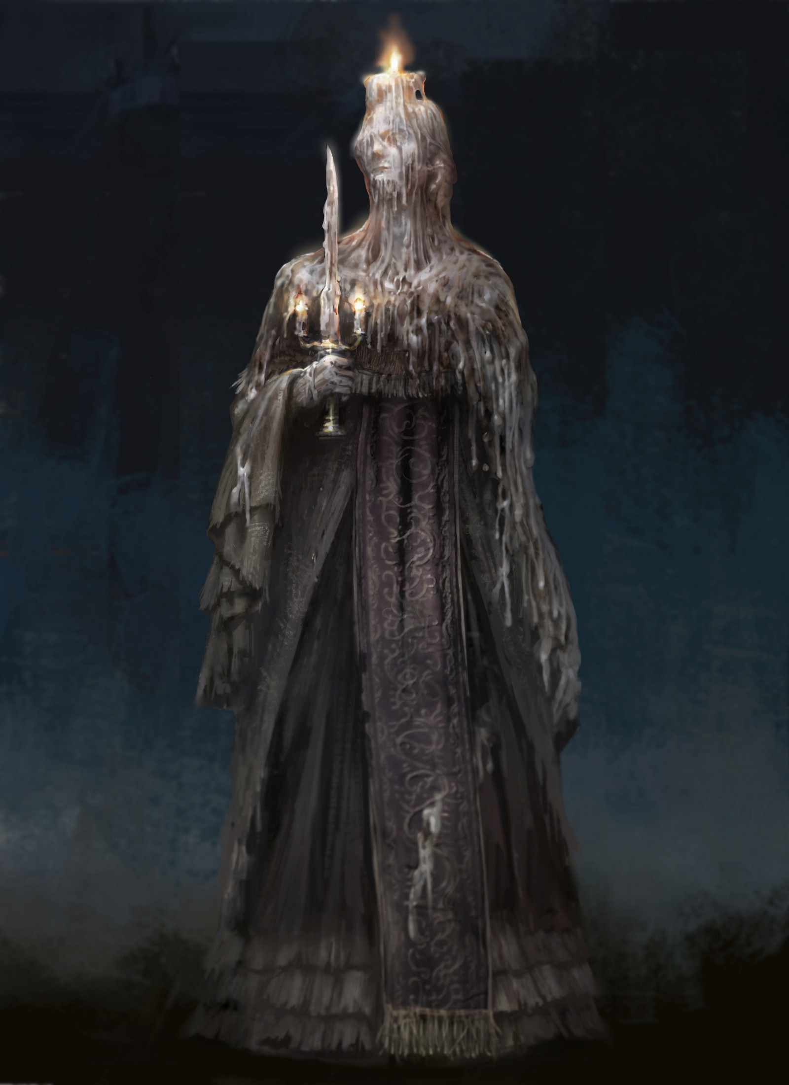 Wallpaper Dark Souls II, Dark Souls III, statue, Dark Souls