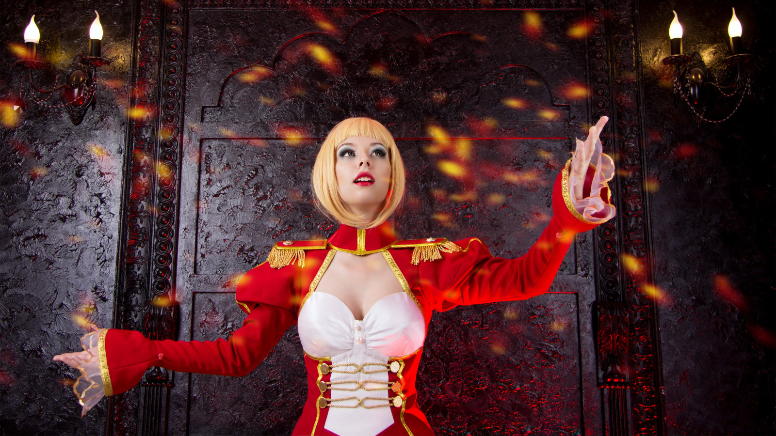 ženy, cosplay, Disharmonica, představení, fáze, Snímek obrazovky, hudební divadlo, performance