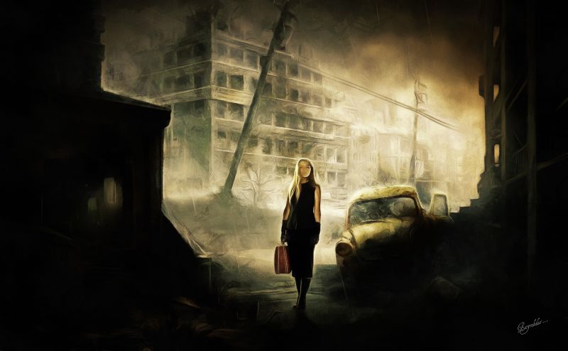 4800x2964 px,apokaliptik,karya seni,wanita