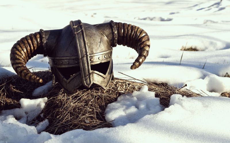 videohry, sníh, zima, helma, The Elder Scrolls V Skyrim, počasí videohry, sníh, zima, helma, The Elder Scrolls V Skyrim, počasí