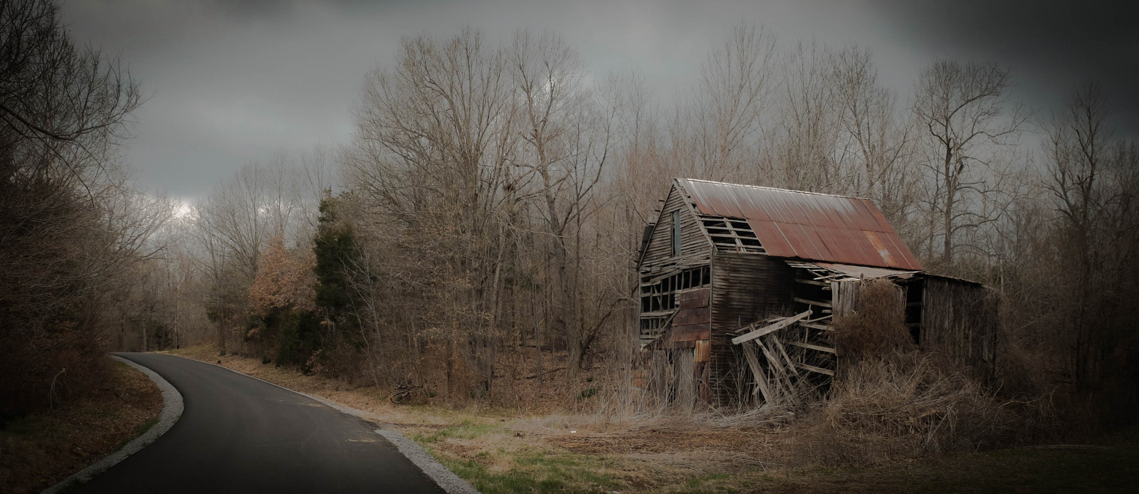 vej, forladt, skyer, lade, landdistrikterne, Kentucky, Fujifilm, tordenvejr, ruraldecay, x30, Benton, marshallcounty, bobbell, taterday