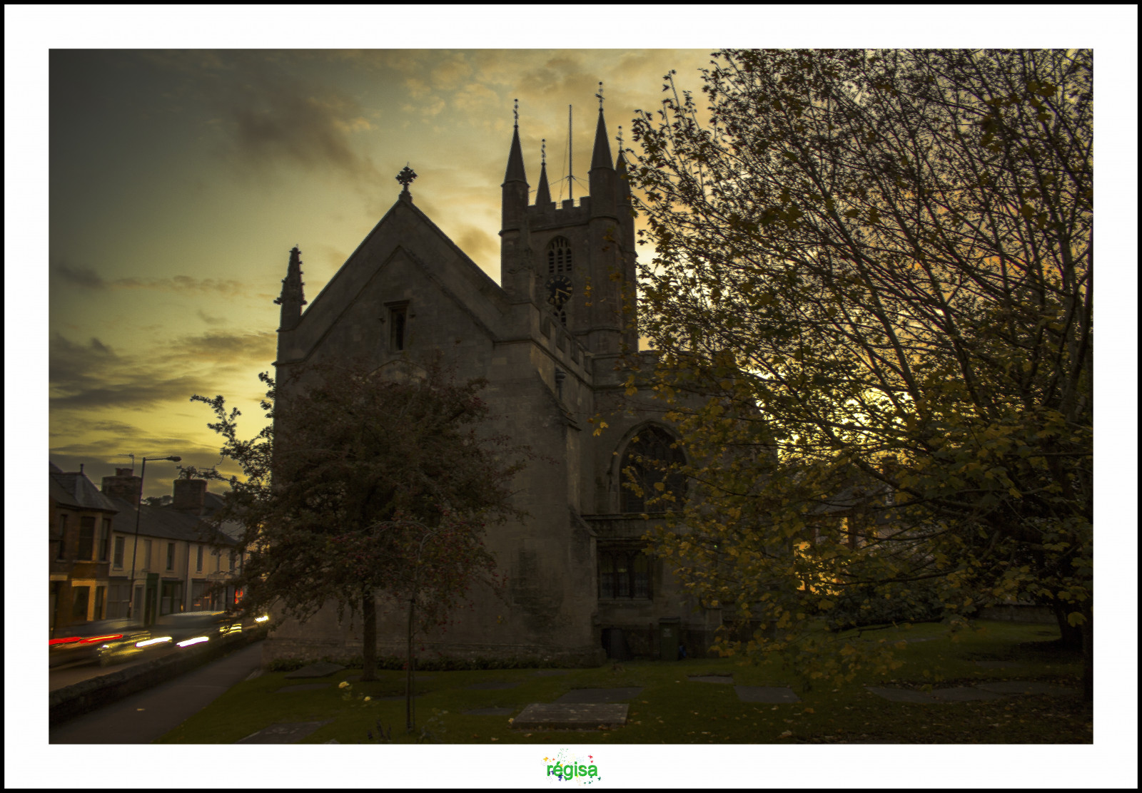strom, kostel, Svatý, Peters, Marlborough, arbre, eglise
