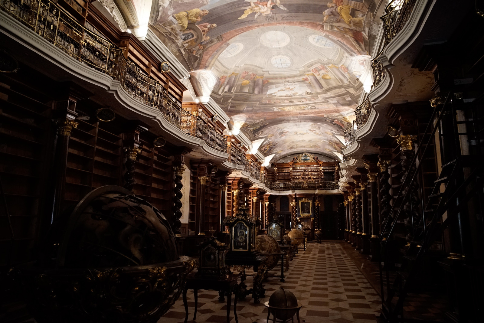 壁纸 捷克, 布拉格, 图书馆, 书架, leicasummiluxm24mmf14asph, sonya7s 4240x2832