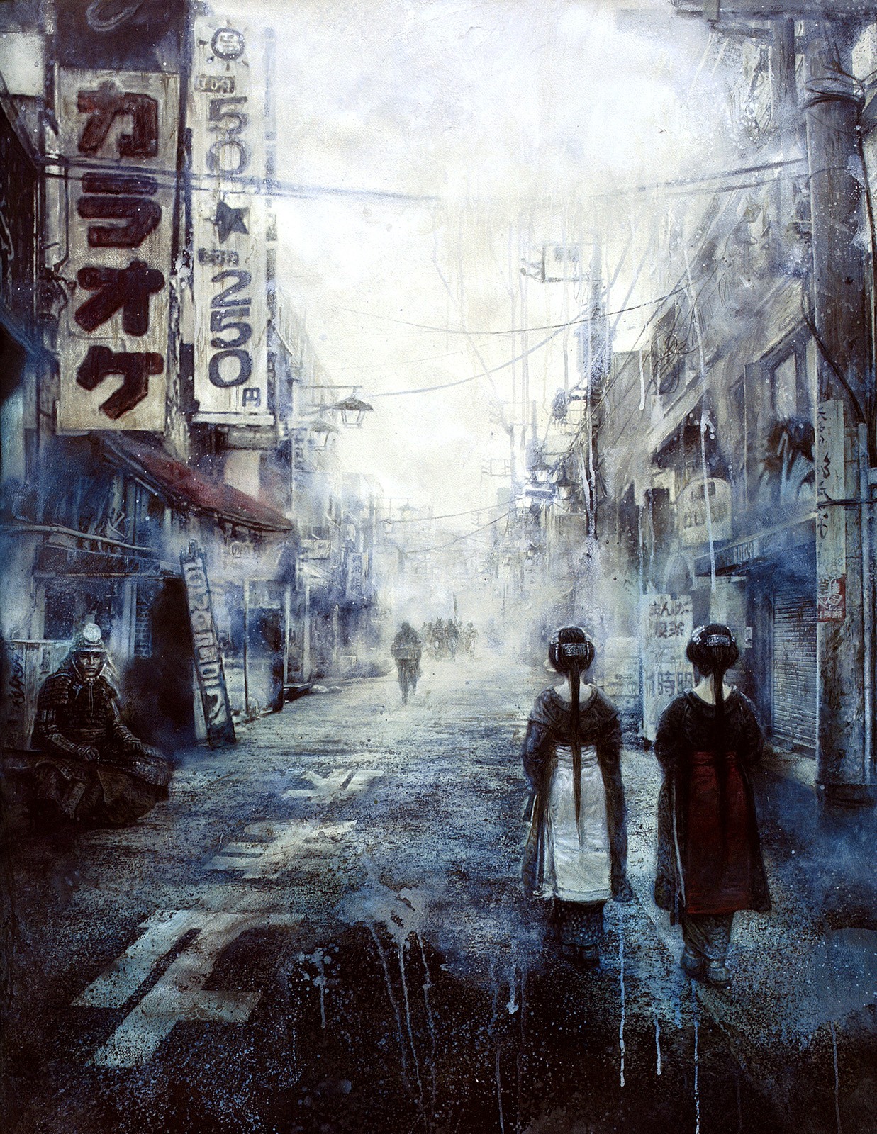 จิตรกรรม, ผู้หญิง, ศิลปะจินตนาการ, ฤดูหนาว, ตลาด, Luis Royo, เวลา Malefic, ศิลปะ, ภาพหน้าจอ