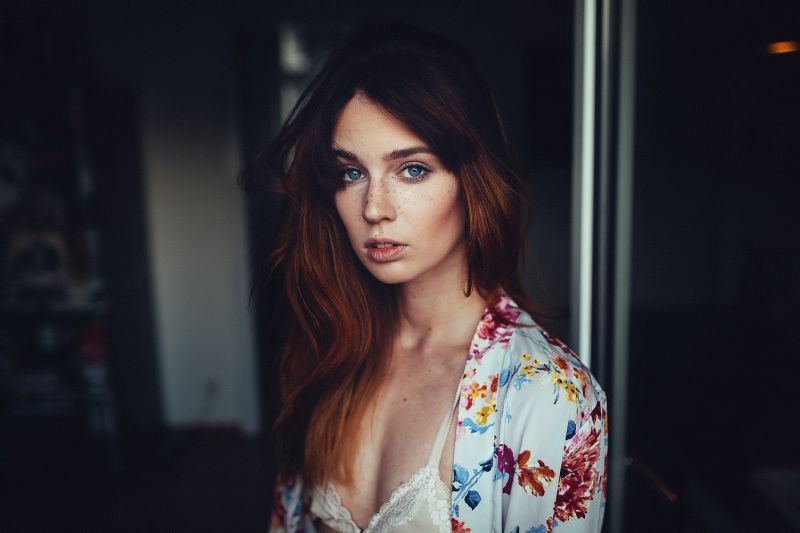 cara,mulheres,modelo,retrato,olhos azuis,Ruiva