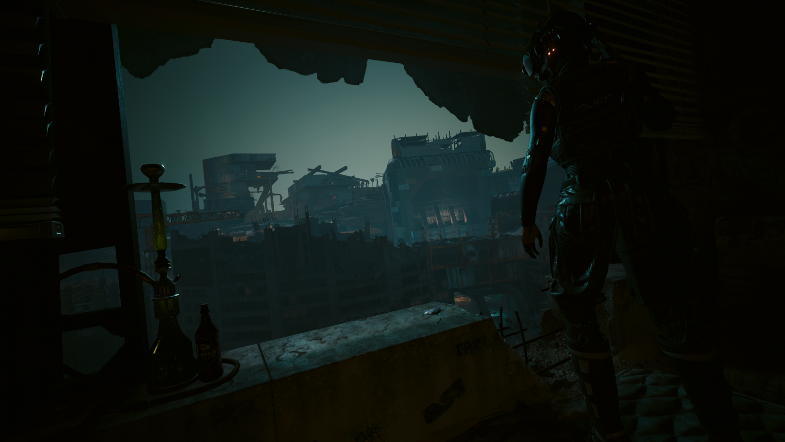 Cyberpunk 2077, Cyberpunk, Sombrio, Apocalíptico, arruinado