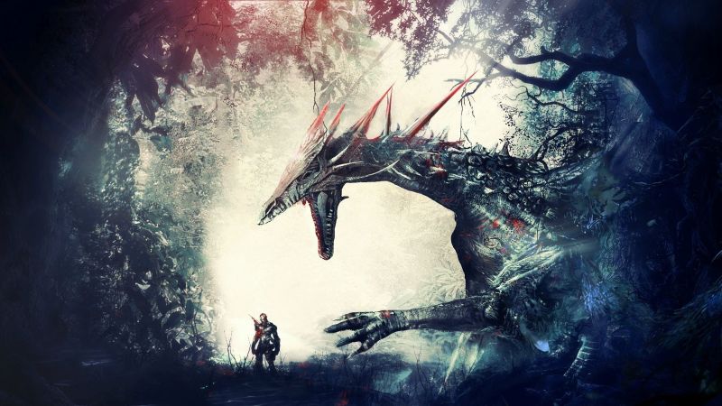 fantasy art, dragon, mythology, darkness, screenshot, 1920x1080 px fantasy art, dragon, mythology, darkness, screenshot, 1920x1080 px