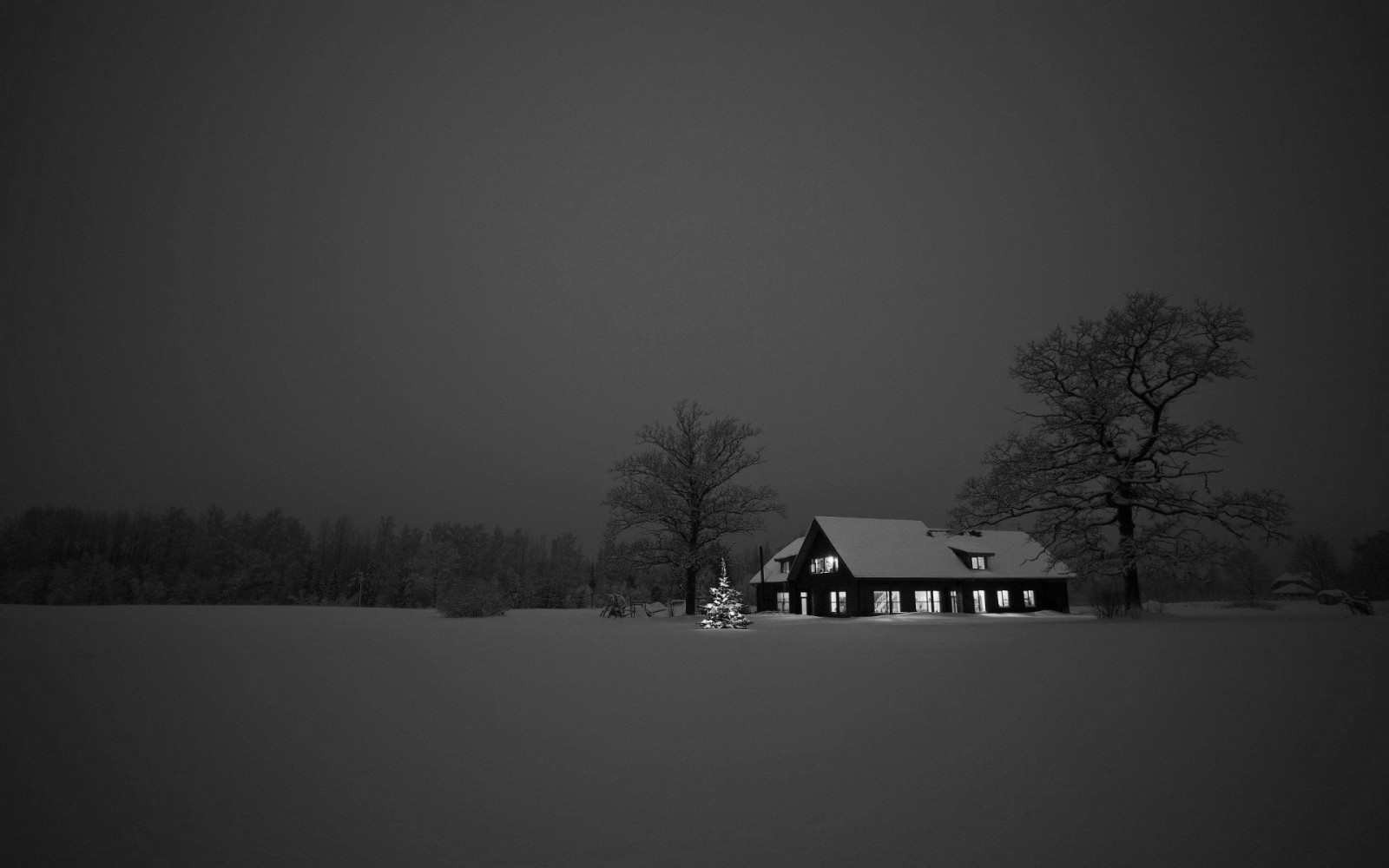 1920x1200 px, Marrone, buio, casa, la neve