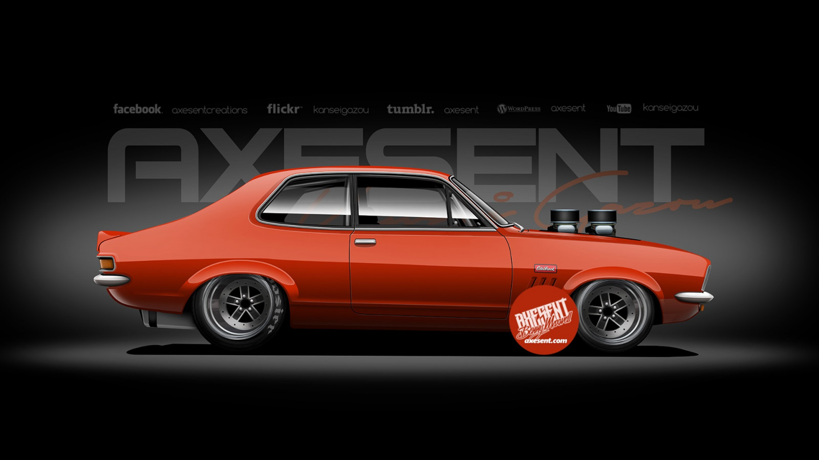 Wallpaper : Axesent Creations, Holden LJ Torana, muscle car, drag car ...
