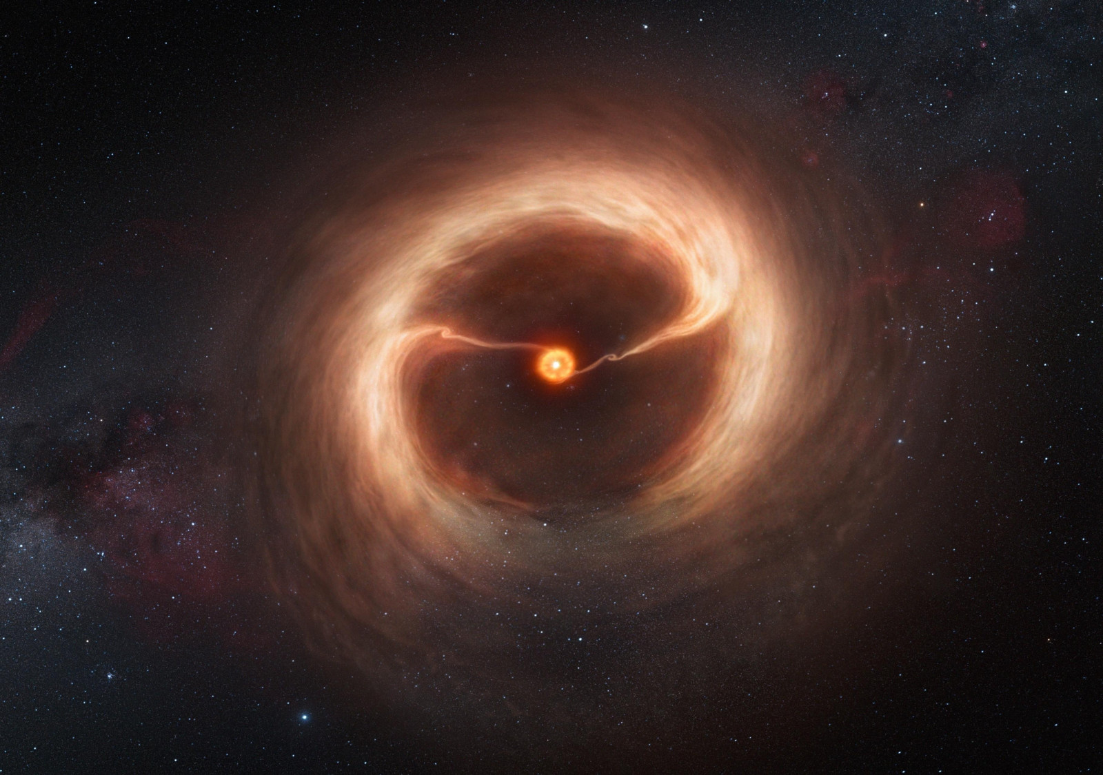 Wallpaper Galaksi Ruang Bintang Nebula Suasana Lubang Hitam 