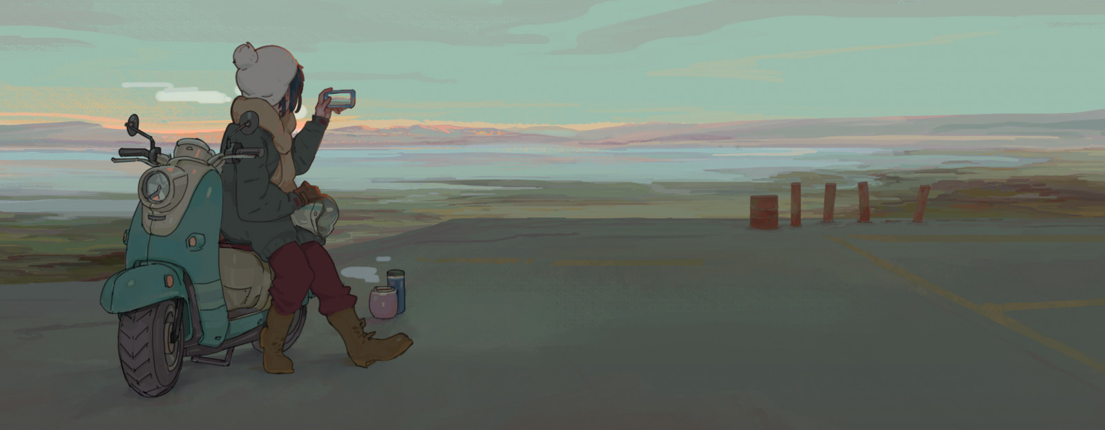 Yuru Camp, anime dívky, Rin Shima