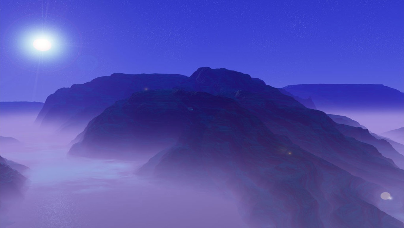 pianeta, cielo, Alba, chiaro di luna, orizzonte, atmosfera, artico, crepuscolo, Bejeweled, Terreno, nube, montagna, alba, immagine dello schermo, fenomeno atmosferico, sfondo del computer, atmosfera della terra, morfologie montane, fenomeno geologico, catena montuosa