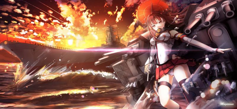 anime, Kantai Collection, Yamato KanColle, skærmbillede, computer tapet, pc spil anime, Kantai Collection, Yamato KanColle, skærmbillede, computer tapet, pc spil