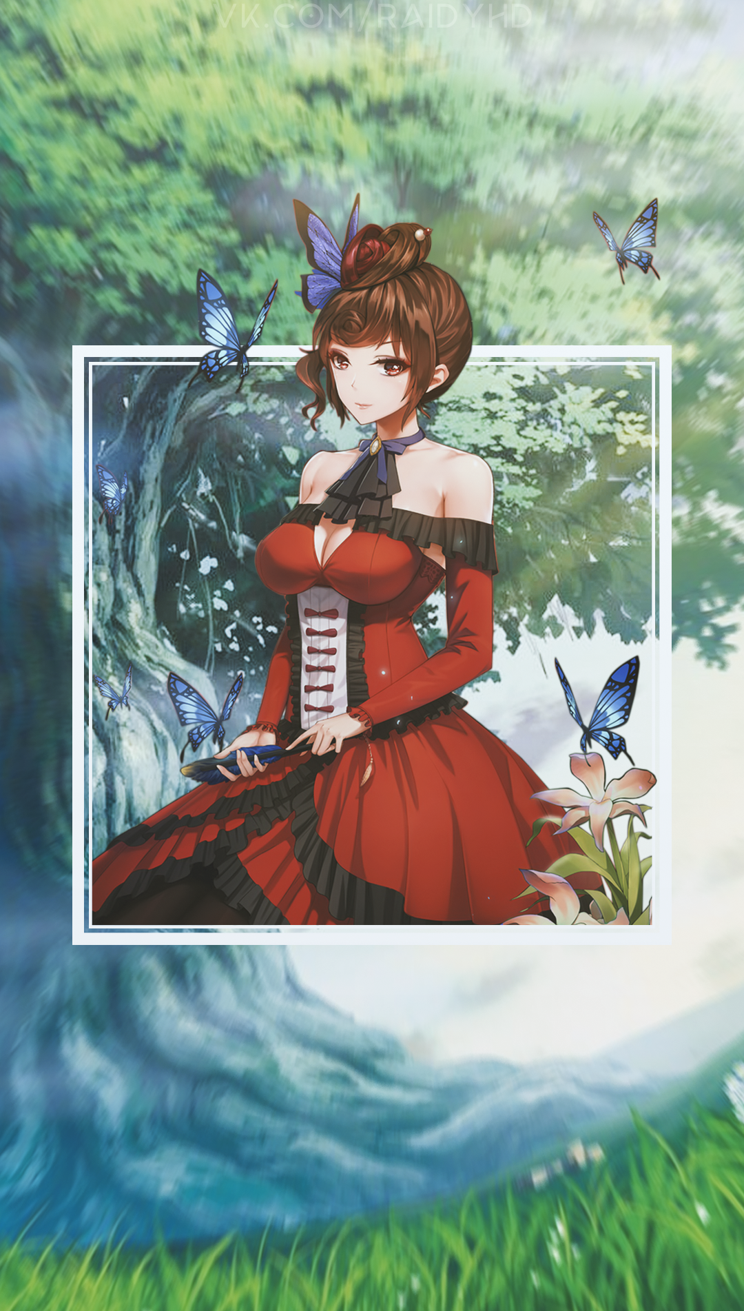 anime, anime girls, picture in picture