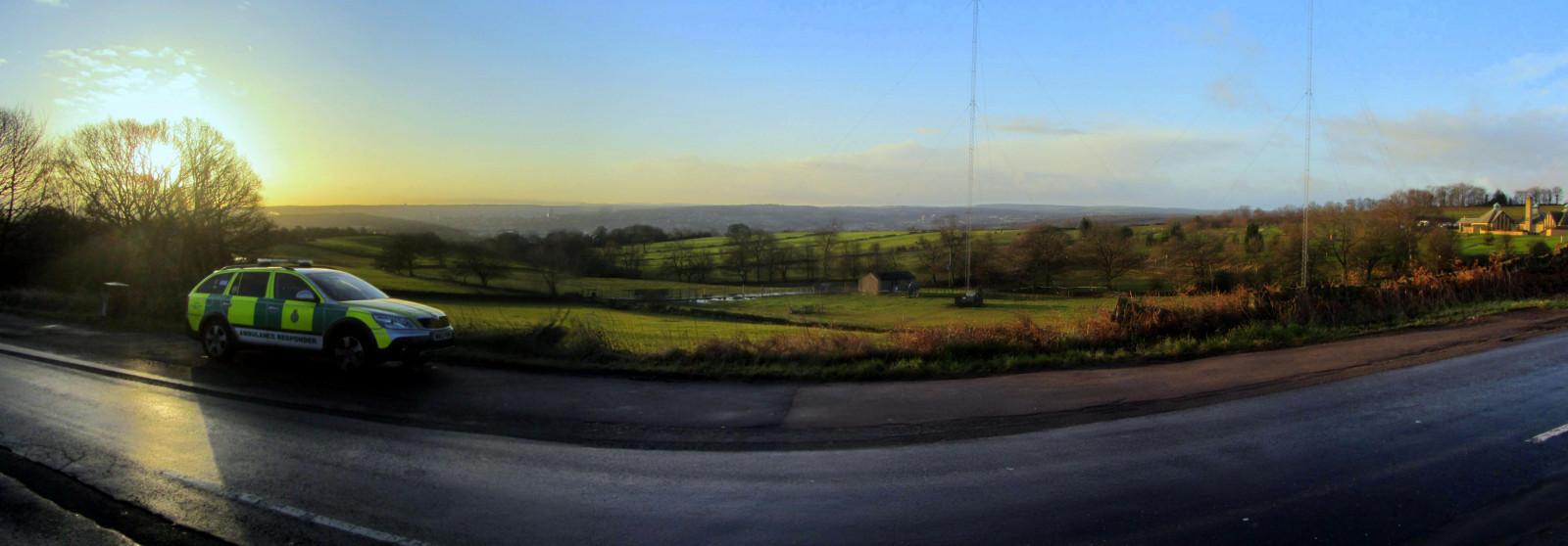 auto, odraz, silnice, večer, ráno, Steh, panoráma, řidičský, infrastruktura, YAS, Skoda, pano, cityview, Sheffield, vodní, road trip, RRV, jan2014, autostitch, grenoside, explore436, httpenwikipediaorgwikigrenoside